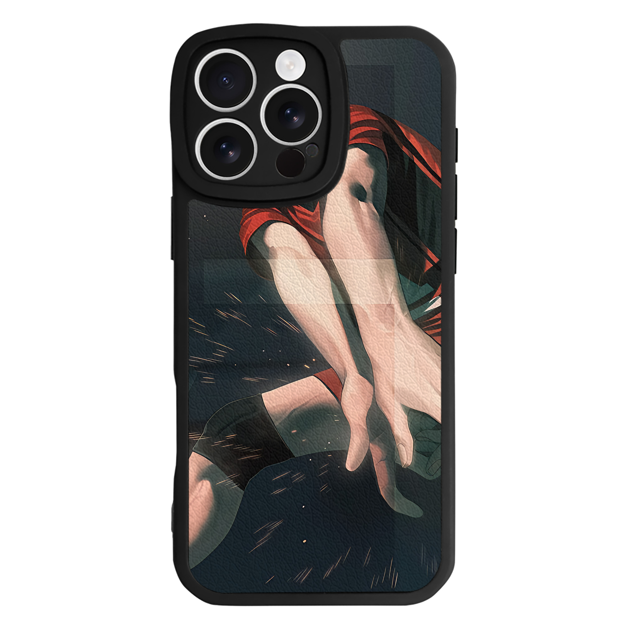 （画像用） ハイキュー!! Haikyu!! 【iPhone 16シリーズ対応】シリコンスマホケース（レザー調） 材質：シリコン